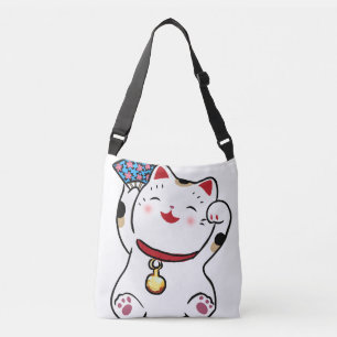 招き猫 クロスボディバッグ