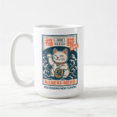 招き猫 コーヒーマグカップ (左)