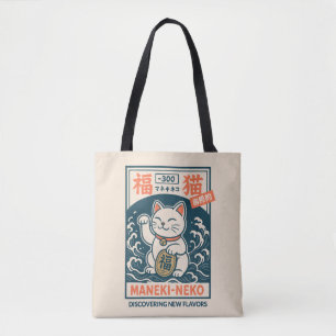 招き猫 トートバッグ