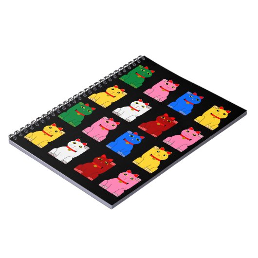 招き猫 ノートブック (左側)