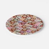 招き猫 ペーパープレート (アングル)