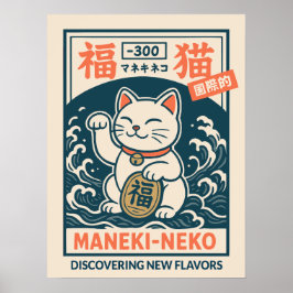 招き猫 ポスター