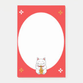 招き猫 ポストイット (正面)
