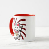 招き猫 マグカップ (正面左)