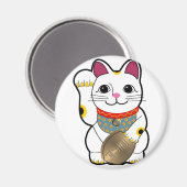 招き猫 マグネット (正面/裏面)