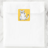 招き猫 マネキネコ スクエアシール (バッグ)