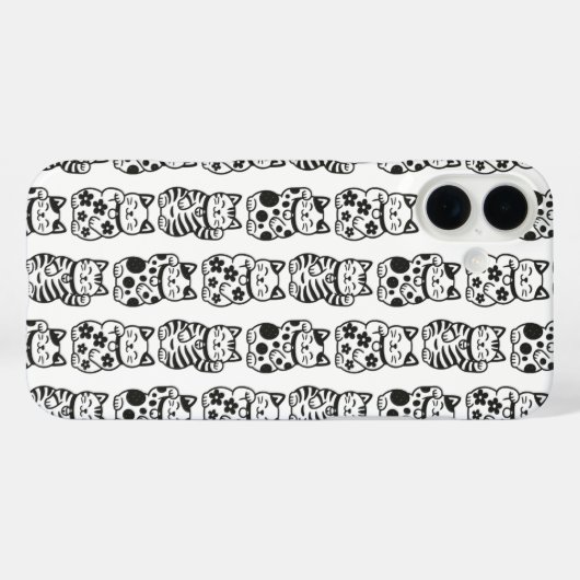 招き猫 Case-Mate iPhoneケース (裏面 (横))