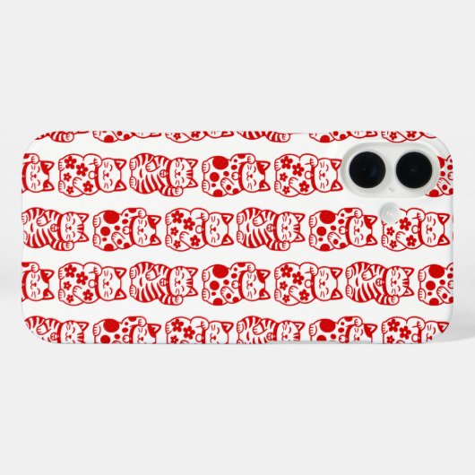 招き猫 Case-Mate iPhoneケース (裏面 (横))