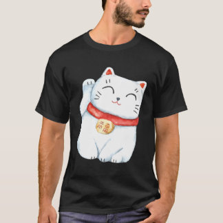 招き猫 Tシャツ