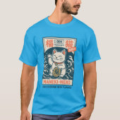 招き猫 Tシャツ (正面)