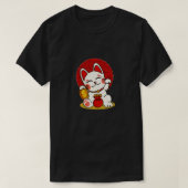 招き猫 Tシャツ (デザイン正面)