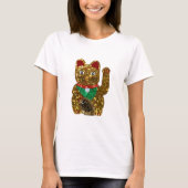 招き猫 Tシャツ (正面)