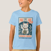 招き猫 Tシャツ (正面)