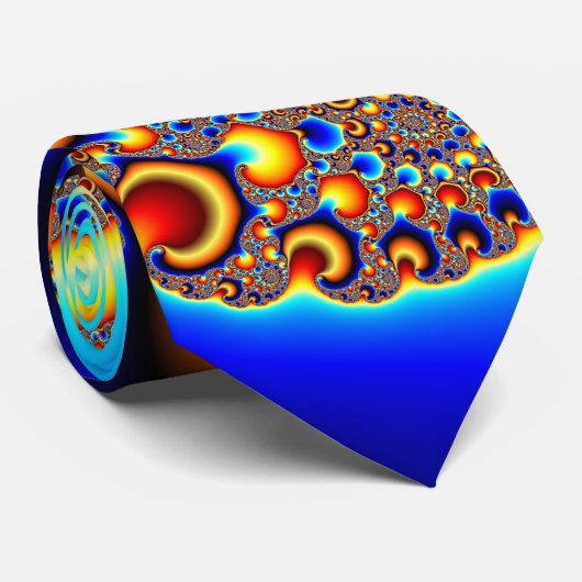招くこと-フラクタル ネクタイ (ロール)