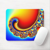 招くこと-フラクタル マウスパッド (マウス)