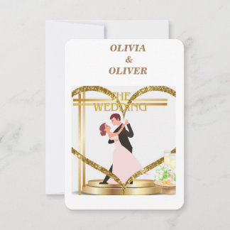 招エレガント待 サンキューカード