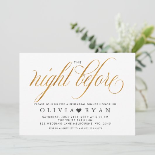 招フェイク待の前夜 招待状 (スタンド正面)