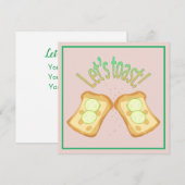 招待おもしろい者 招待状 (正面/裏面)