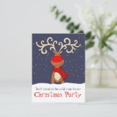 招待された来クリスマスのパーティートナカイ 招待状 (スタンド正面)