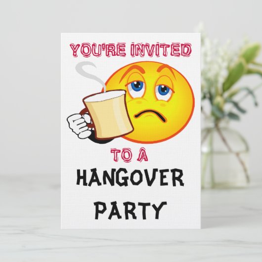 招待されましたから二日酔いパーティの招待状 招待状 (スタンド正面)
