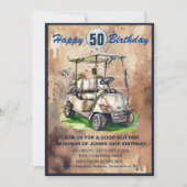 招待されましたから「ファイフティー」ゴルフパーティー! 招待状 (正面)