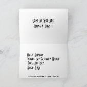 招待されましたに！ 招待状 (内部)