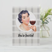 招待されましたのワインパーティー 招待状 (スタンド正面)