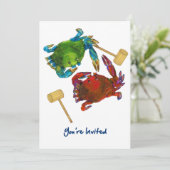 招待されましたの前の及びの後のメリーランドのカニ 招待状 (スタンド正面)