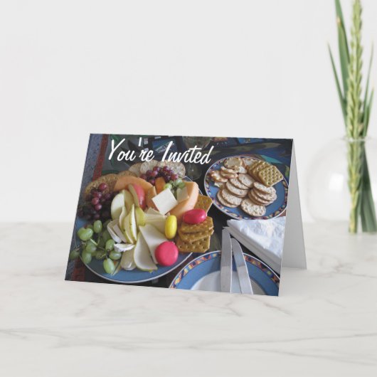 招待されましたの昼食 招待状 (正面)