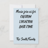 招待されましたの虹のカスタムな招待状カード 招待状 (裏面)