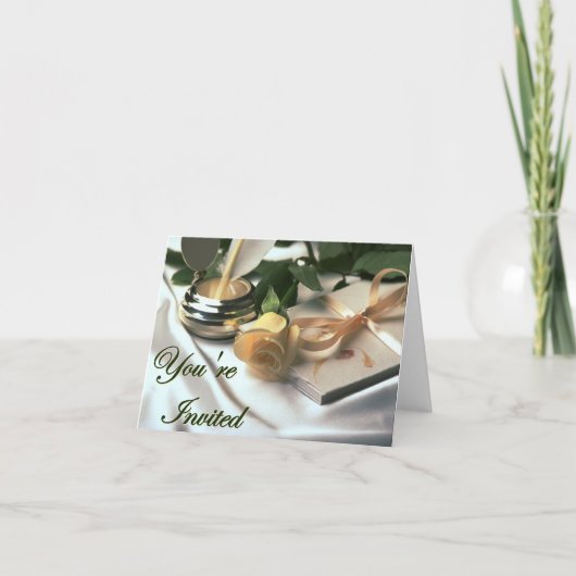 招待されましたのnotecards 招待状 (正面)