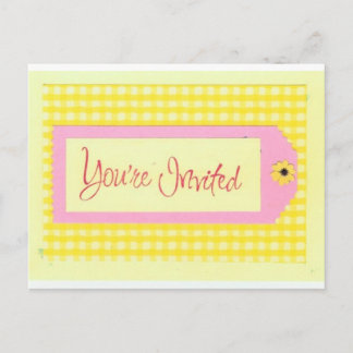 招待されましたはがき インビテーションポストカード