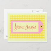 招待されましたはがき インビテーションポストカード (正面/裏面)