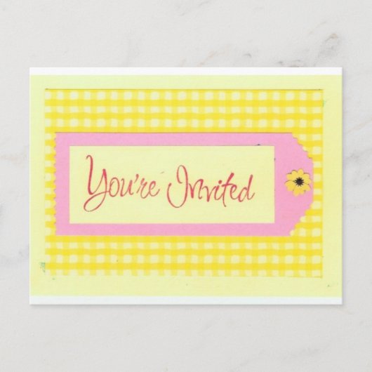 招待されましたはがき インビテーションポストカード (正面)