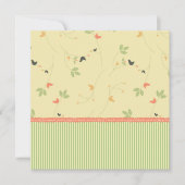 招待されましたをシャワーテンプレートに 招待状 (正面)