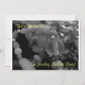 招待されましたをジュエリーにパーティー!」 招待状 (正面)