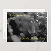 招待されましたをジュエリーにパーティー!」 招待状 (正面/裏面)