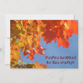 招待されましたをパーティーに!招待状収穫 招待状 (正面)