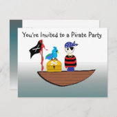 招待されましたをピラに… 招待状 (正面/裏面)