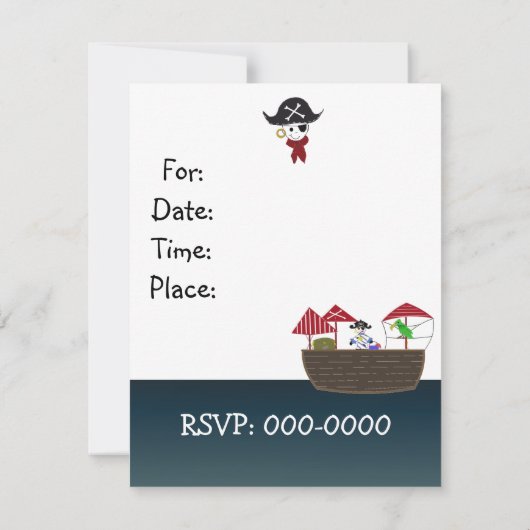 招待されましたをピラに… 招待状 (裏面)