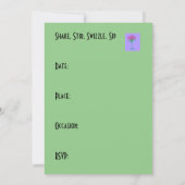 招待されましたをマルティーニパーティーに!招待状 招待状 (裏面)