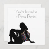 招待されましたを財布パーティーへ! 招待状 (正面/裏面)