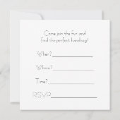 招待されましたを財布パーティーへ! 招待状 (裏面)