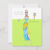 招待されましたを食べ飲んで素晴らしい！ 招待状 (正面)