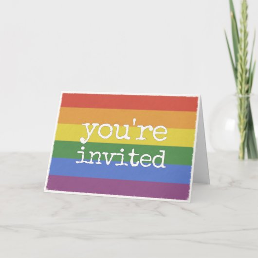 招待されましたカード 招待状 (正面)