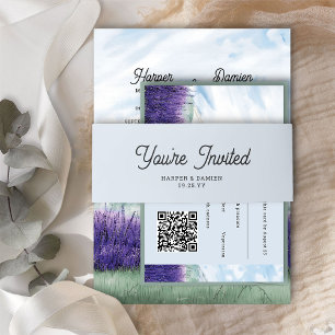 招待されましたシンプルブ結婚ルー 招待状ベリーバンド