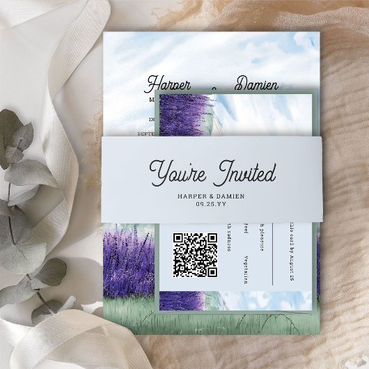 招待されましたシンプルブ結婚ルー 招待状ベリーバンド