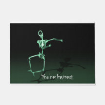 招待されましたスおもしろいケルトンドアマット