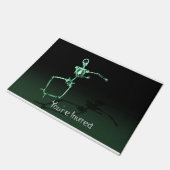 招待されましたスおもしろいケルトンドアマット ドアマット (アングル)