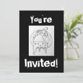 招待されましたハッピーハローウィンシックジャックオランタン 招待状 (スタンド正面)